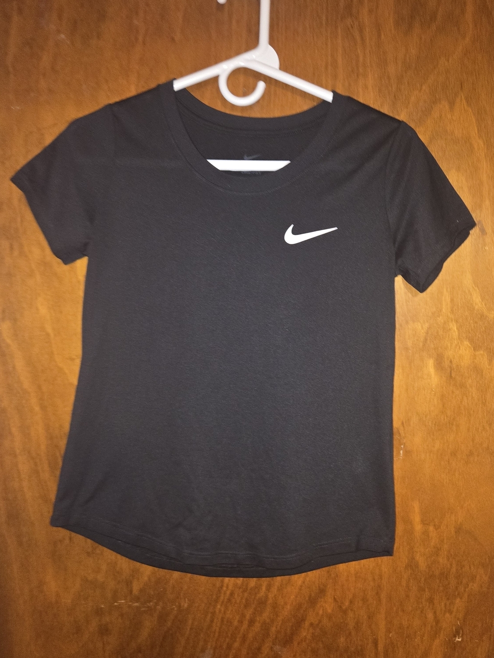 Nike Dri-FIT Black Athletic T-Shirt Girls Youth Large (L)